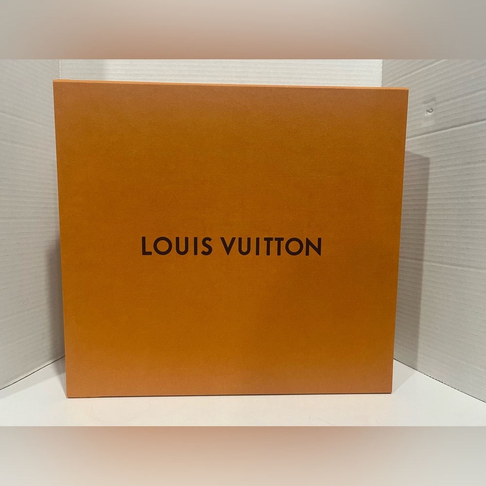 Louis Vuitton Orange Magnetic‎ Gift Box (Empty) 15" x 13.5" x 3.5"